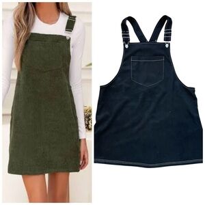AUW Black Bib Skirtall Overall Jr Size XL NWT